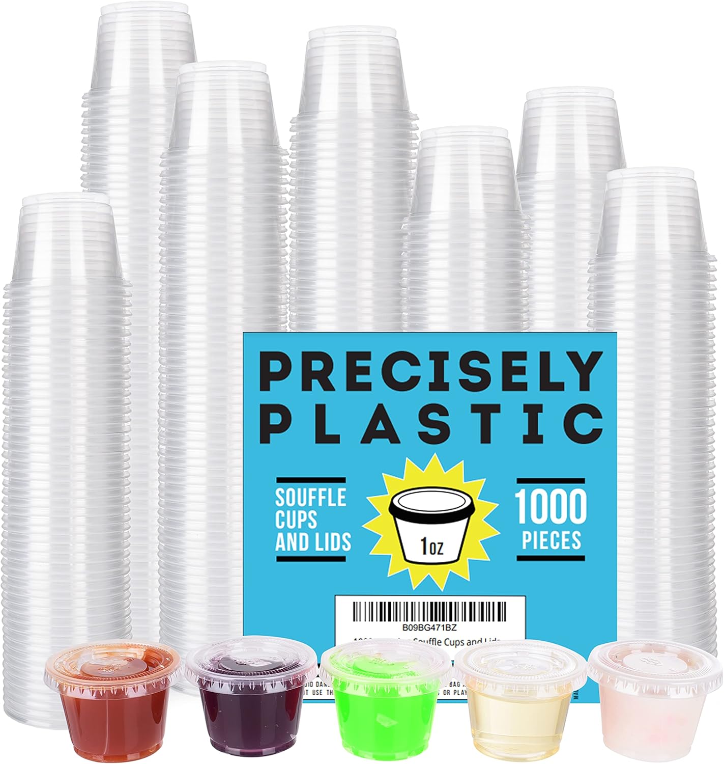 Disposable Plastic Souffle Cups with Lids for Every Occasion