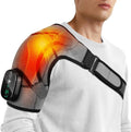 Shoulder Heating Pad Cordless Massager - Adjustable Heat & Vibration