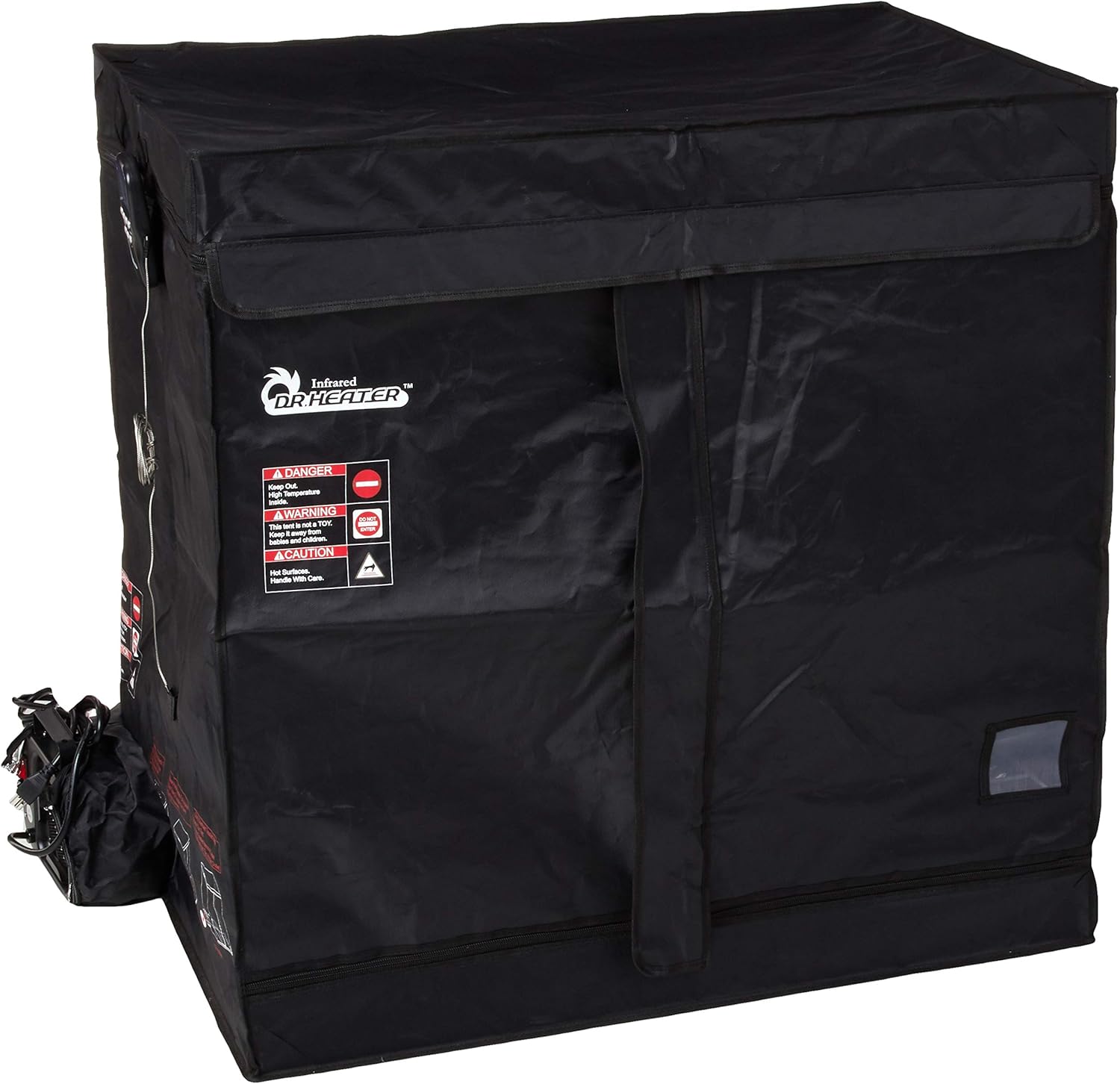 DR. Infrared Heater: Portable Bedbug Heater with Timer & Thermometer