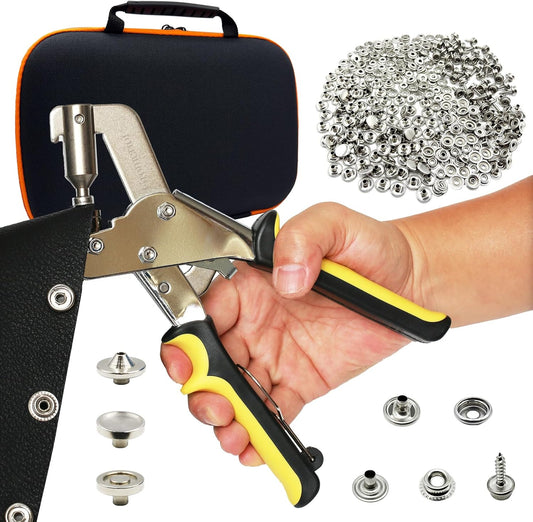 Gromerior Premium Snap Fastener Tool Kit for DIY Projects