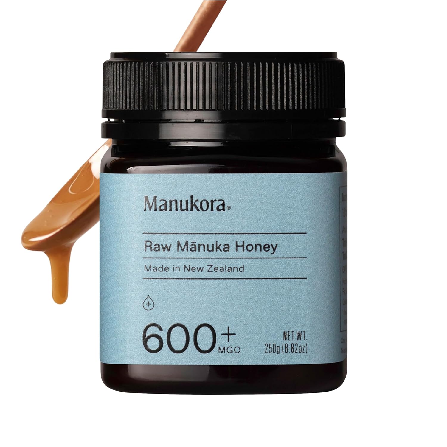 Manukora Raw Manuka Honey MGO 600+ for Daily Immune Support