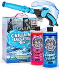 Salty Captain Salt Remover Kit 3pcs - Complete Boat Wash Kit