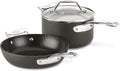 All-Clad Essentials Hard Anodized Nonstick Fry & Sauce Pan Set