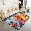 Sports Area Rug for Boys 6ft6in x 4ft11in - Non Slip Sports Carpet
