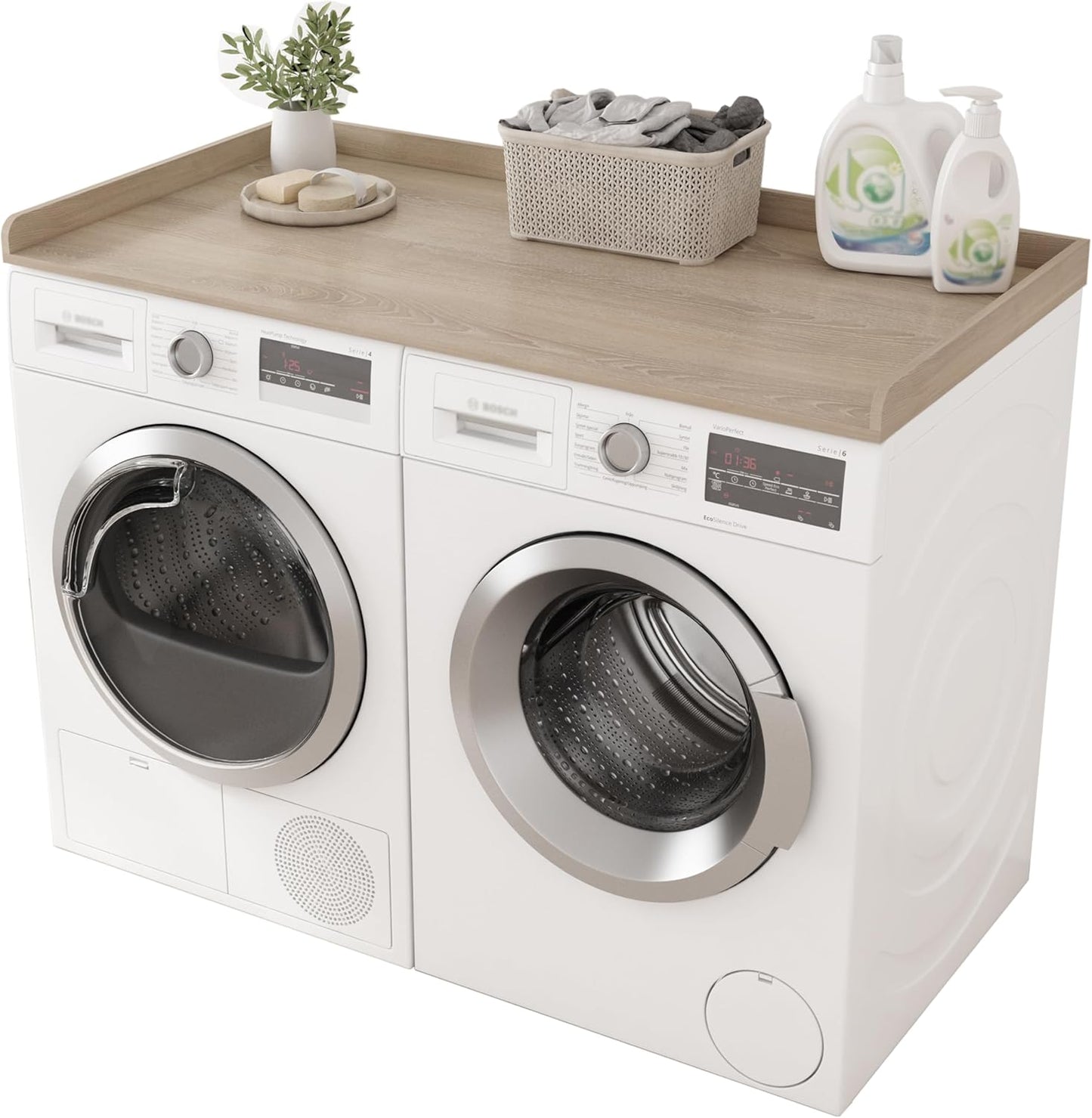 Washer Dryer Countertop for Laundry Room Organization and Storage