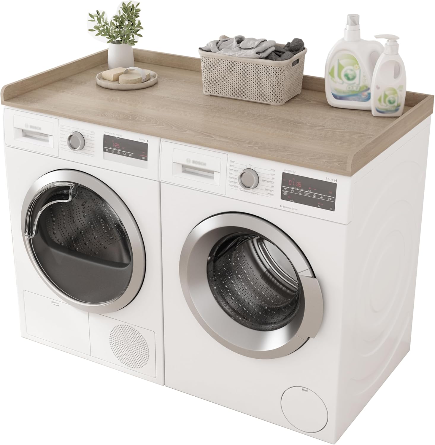 Washer Dryer Countertop for Laundry Room Organization and Storage