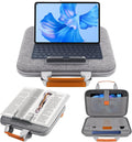 Lap Desk for Laptop with Storage and Book Stand - Portable Grey