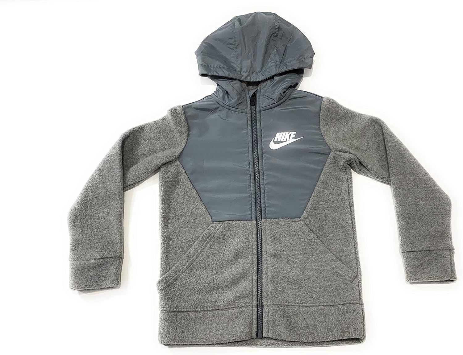 Nike Boys Size 6 Fleece Full-Zip Hoodie - Warm & Stylish
