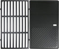 Uniflasy 7637 Cast Iron Griddle Grates for Weber Spirit E210