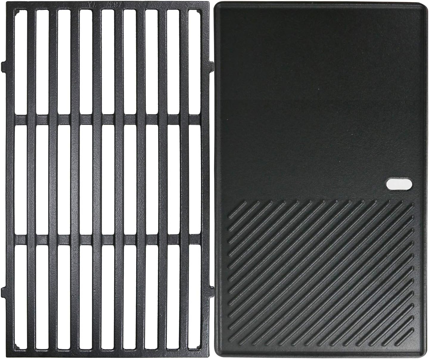 Uniflasy 7637 Cast Iron Griddle Grates for Weber Spirit E210