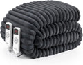 Heated Blanket Queen Size Electric Throw - Fast Warmth in Minutes