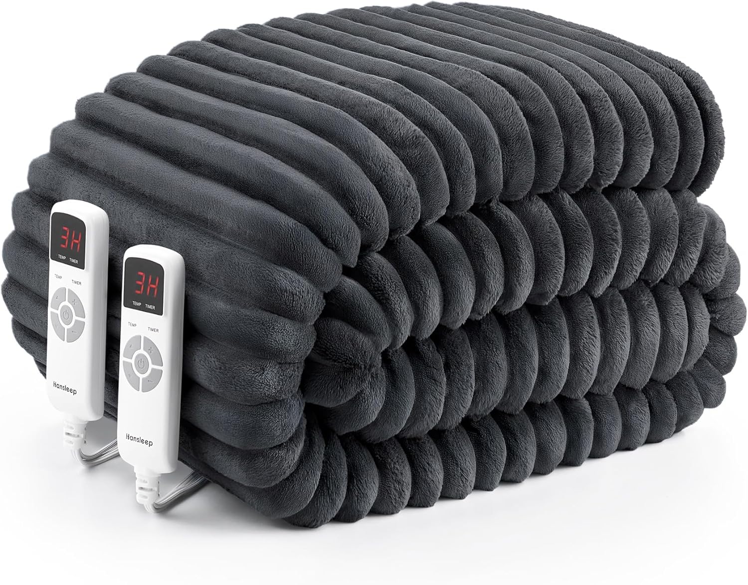 Heated Blanket Queen Size Electric Throw with Dual Control