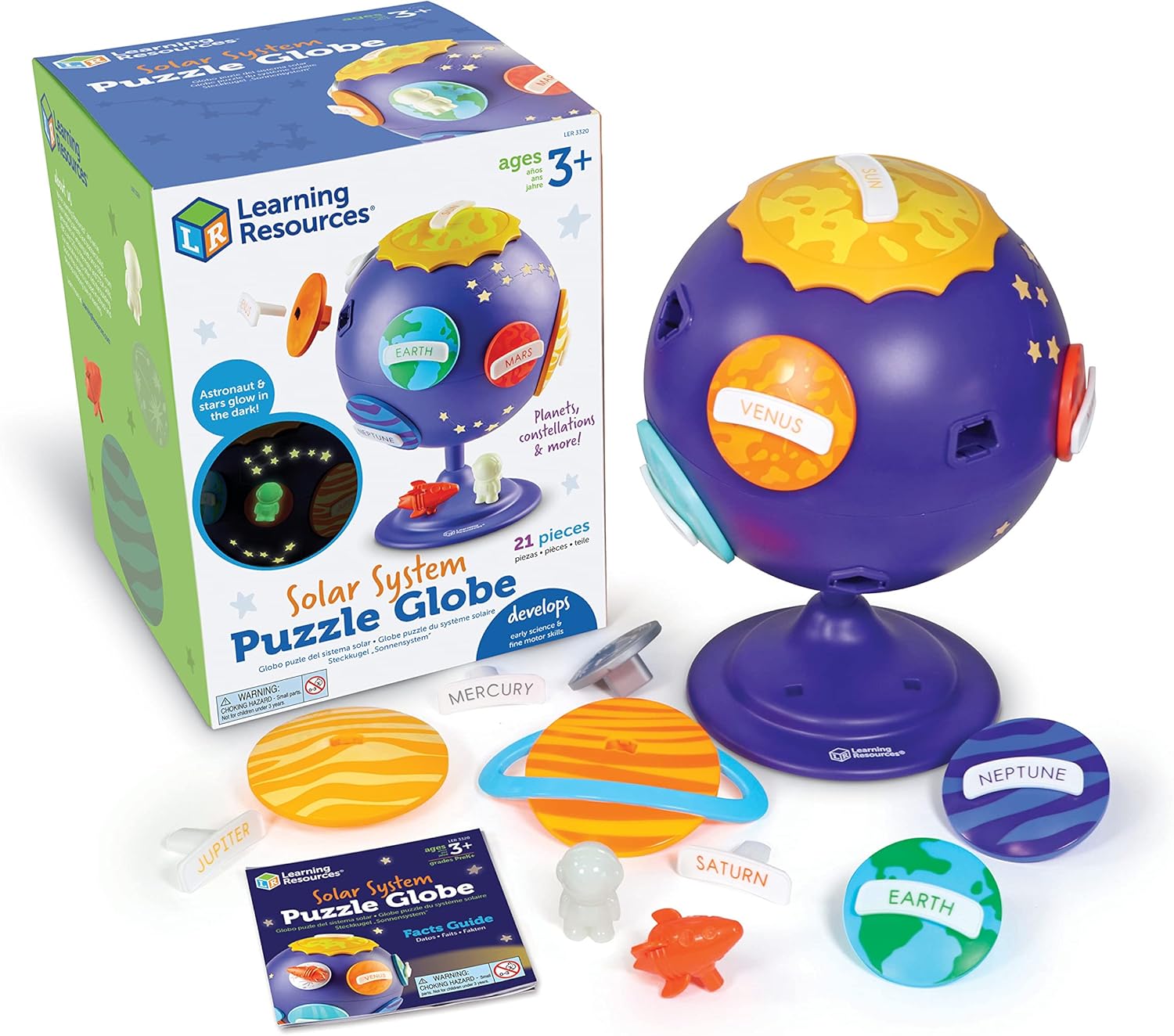 Learning Resources Solar System Puzzle Globe for Kids Fun