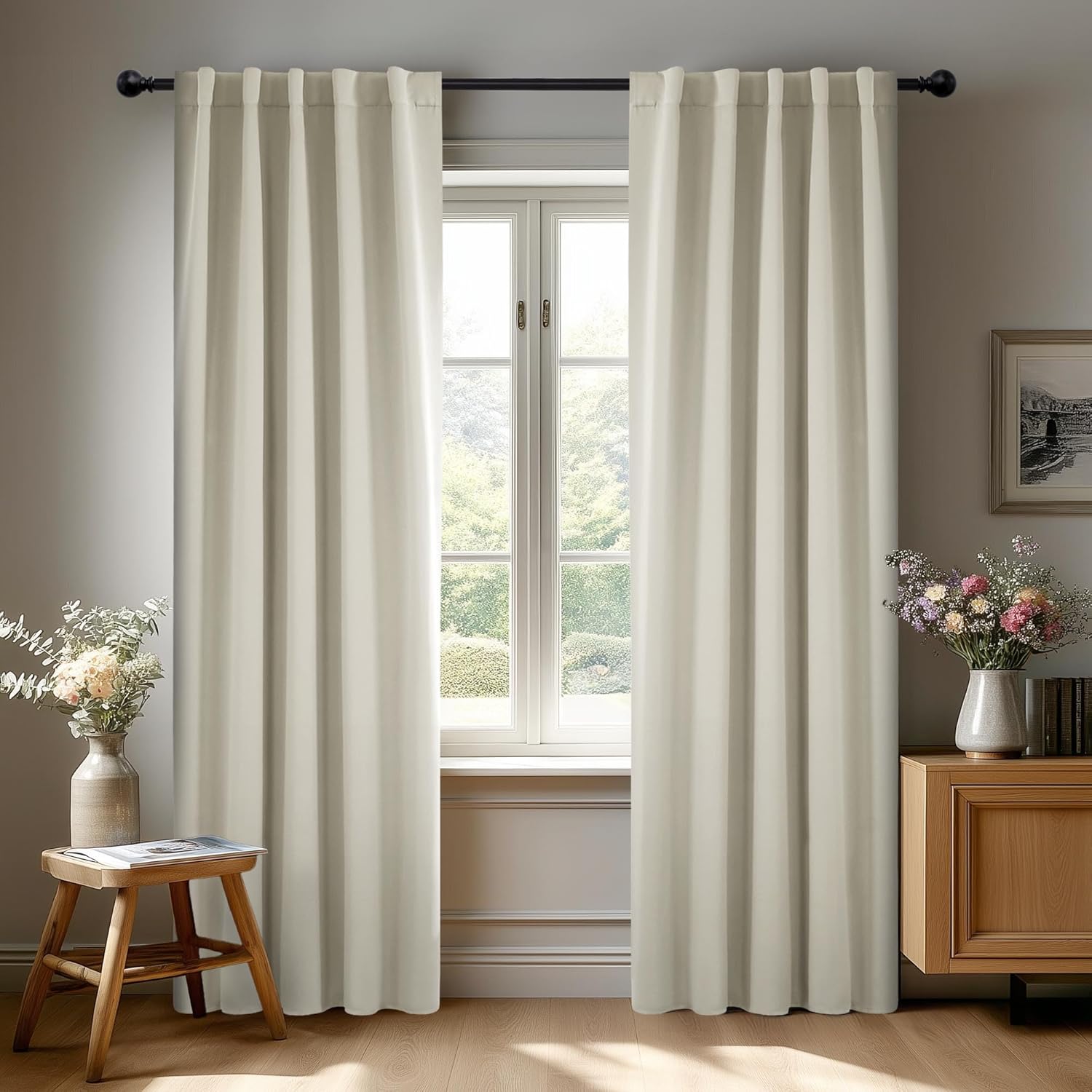 Deconovo Blackout Curtains for Bedroom and Living Room Use