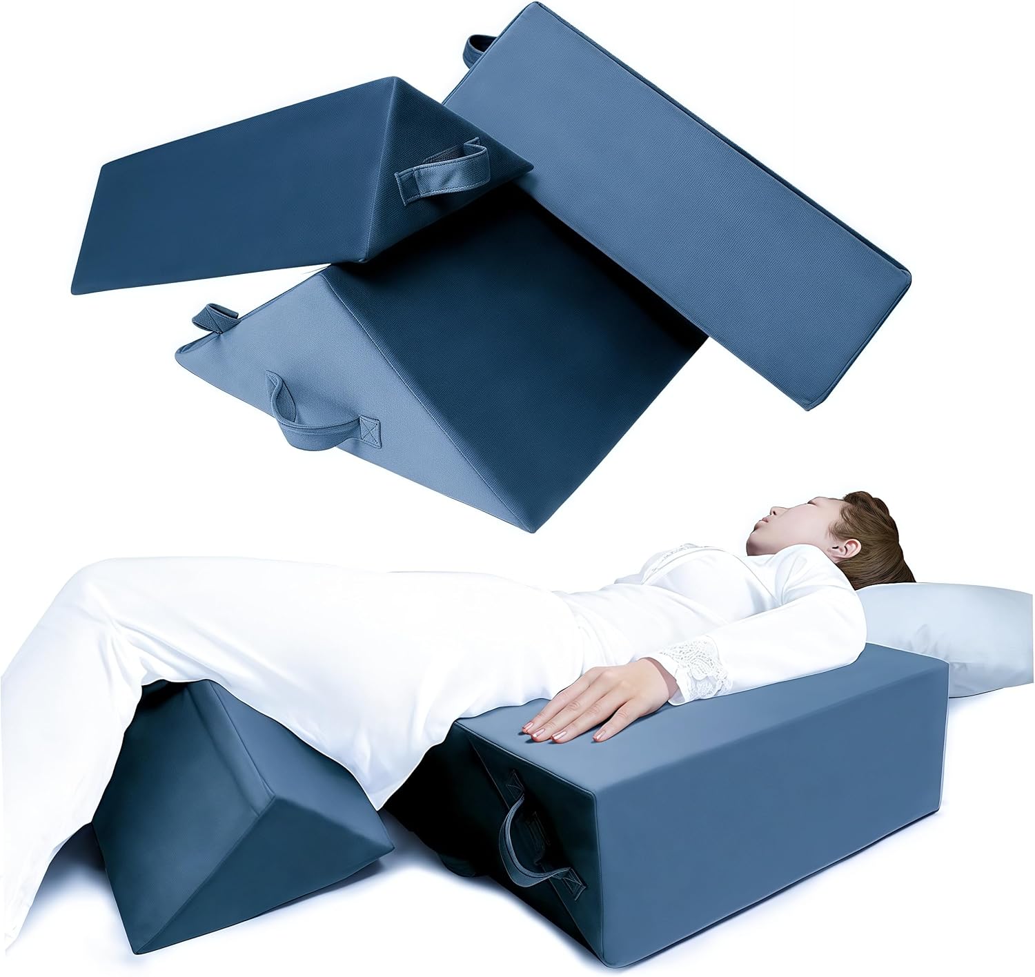 Wedges for Bed Positioning: 3PCS Multifunctional Pillows