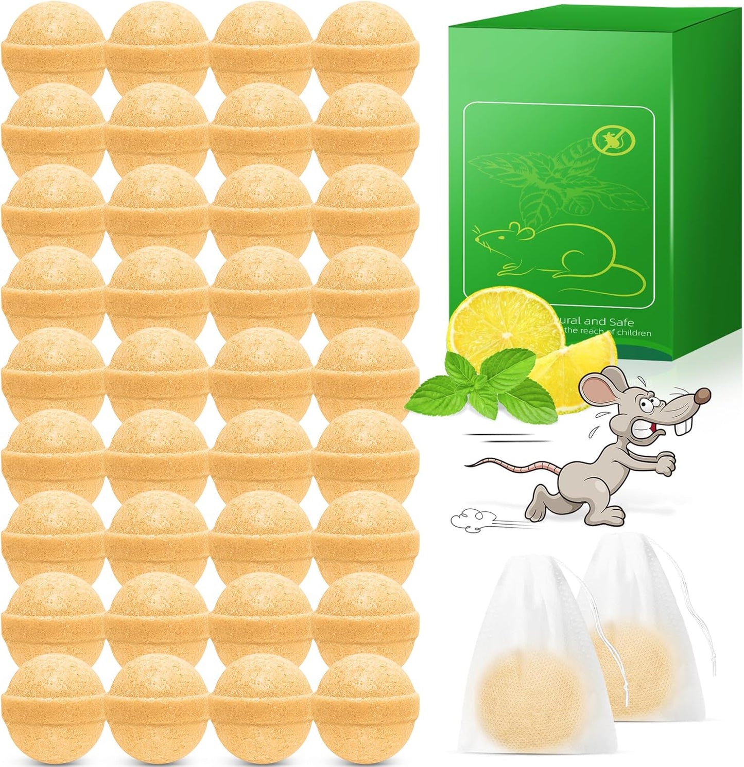 Peppermint Rodent Repellent Balls - Keep Rats Away!