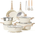 Caannasweis 21 Piece Cookware Set - Granite Nonstick Pots & Pans