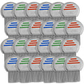 Lice Comb (Pack of 24) - Professional Stainless Steel Nit Removal