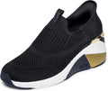 Skechers Womens A-Wedge Crecent Hands Free Slip-ins Sneaker