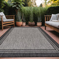 Washable 9x12 Outdoor Rug for Patio Indoor Use - Durable Design