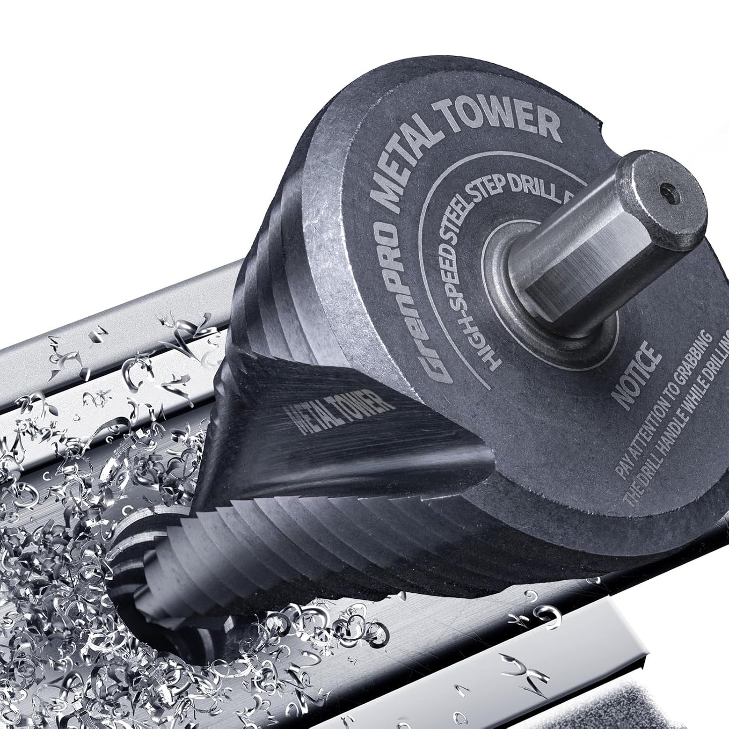 Step Drill Bit Set for Metal, M35 HSS Impact Tough Design