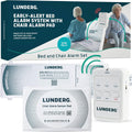 Lunderg Bed Alarm for Elderly Adults & Chair Alarm Set - Early-Alert