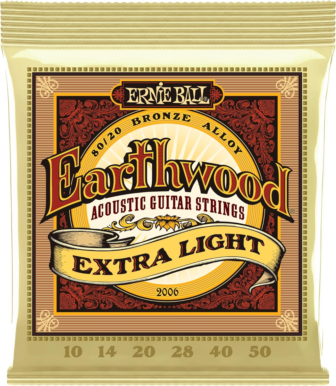 Ultra Light Acoustic Guitar Strings by Ernie Ball