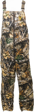 HOT SHOT Mens Insulated Camo Bib - Quiet Cold-Weather Hunting Overalls