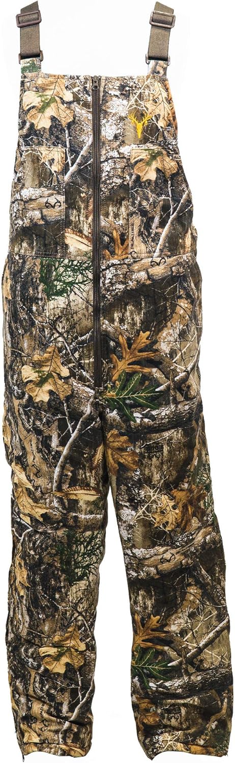 HOT SHOT Mens Insulated Camo Bib for Cold Weather Hunting