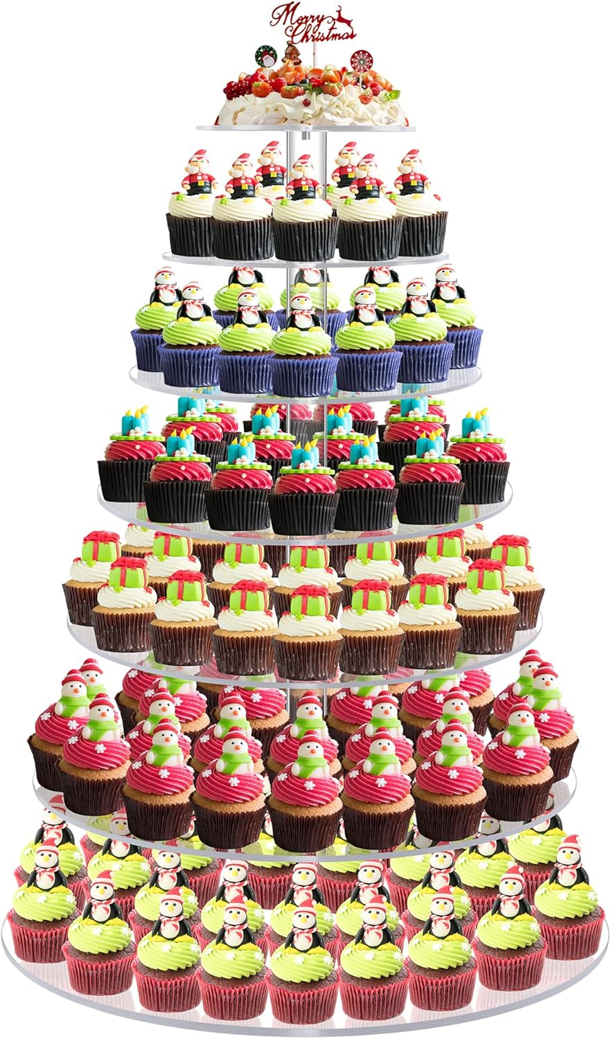 7 Tier Large Cupcake Stand by LoveDisplay for Celebrations