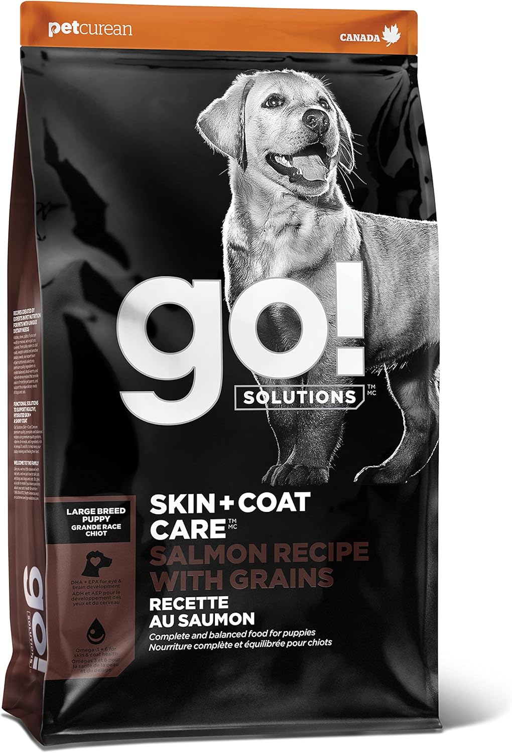 Go! Solutions Skin + Coat Care Dry Dog Food for Large Breed Puppies