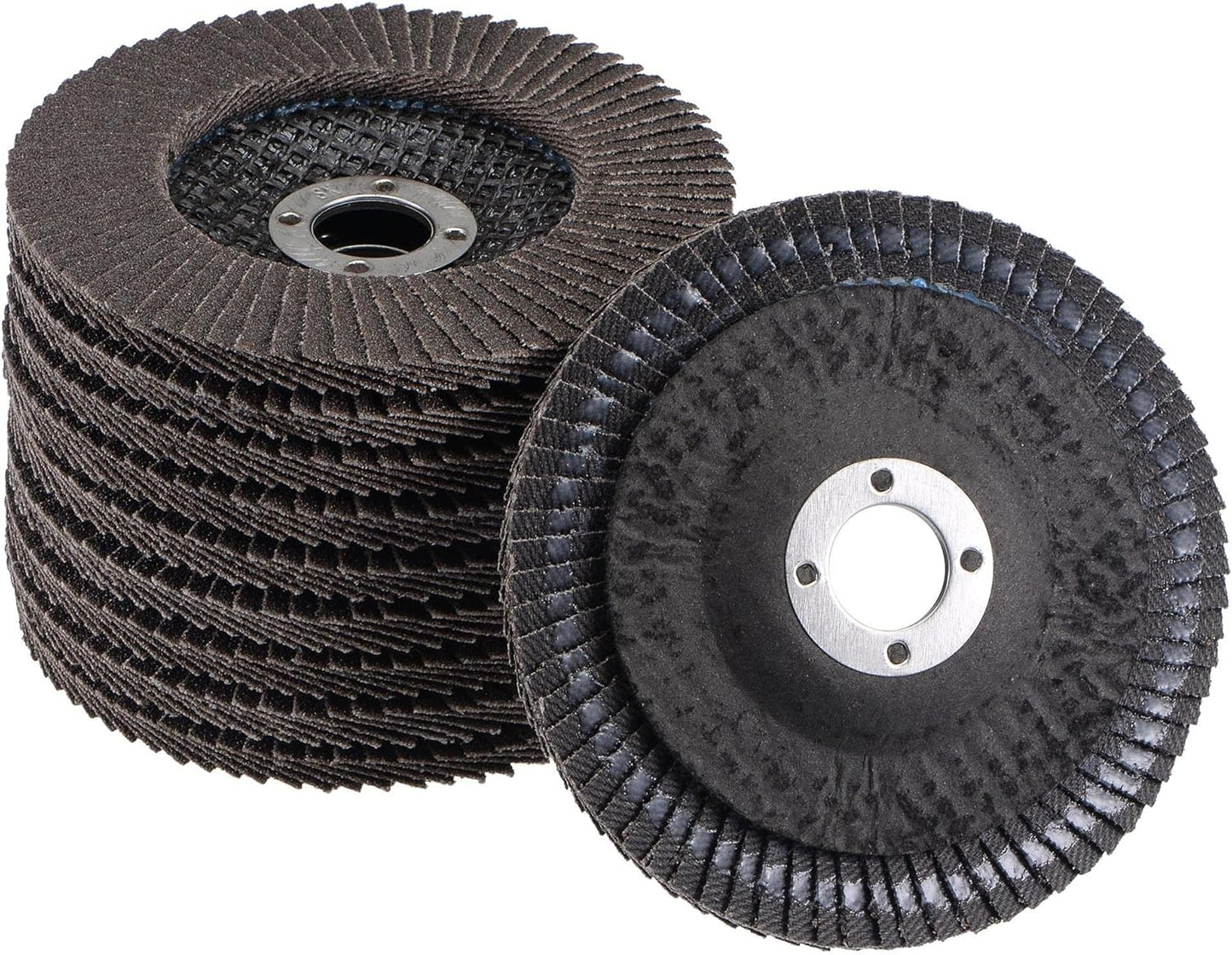 10pc Silicon Carbide Flap Discs - 4 Inch 120 Grit