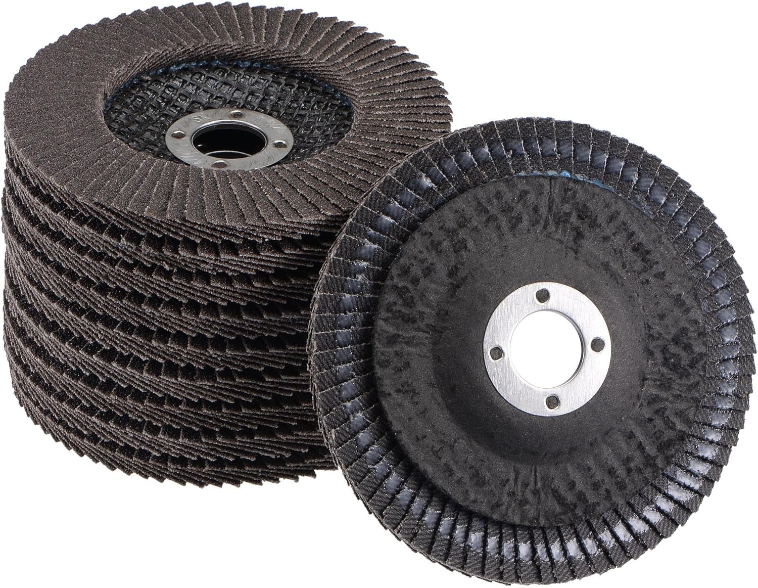 10pc Silicon Carbide Flap Discs - 4 Inch 120 Grit