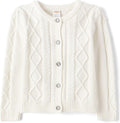 Gymboree Girls Long Sleeve Button Front Cardigan - Classic Knit Layer