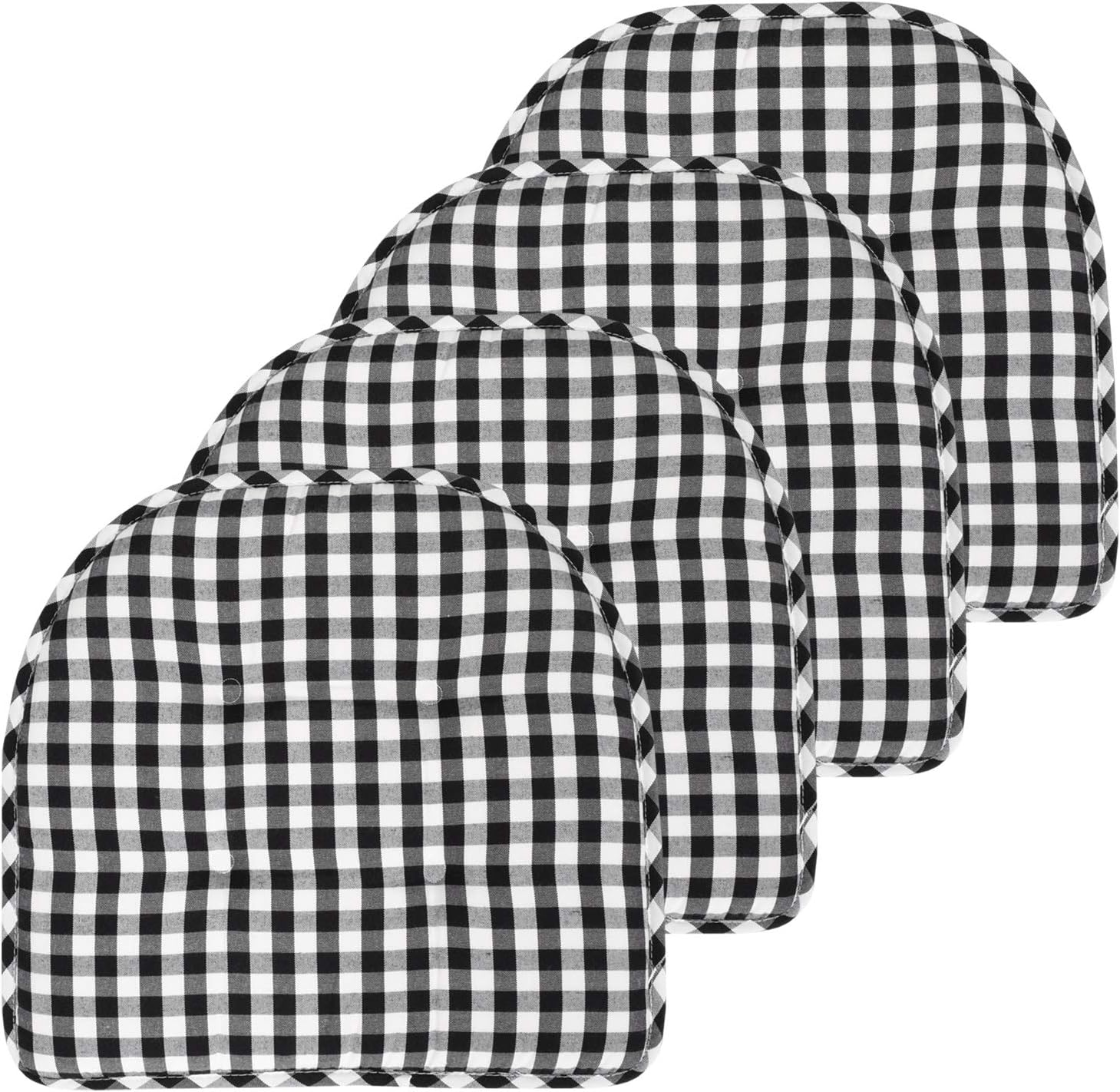 Sweet Home Collection Memory Foam Chair Cushion Pads 4 Count