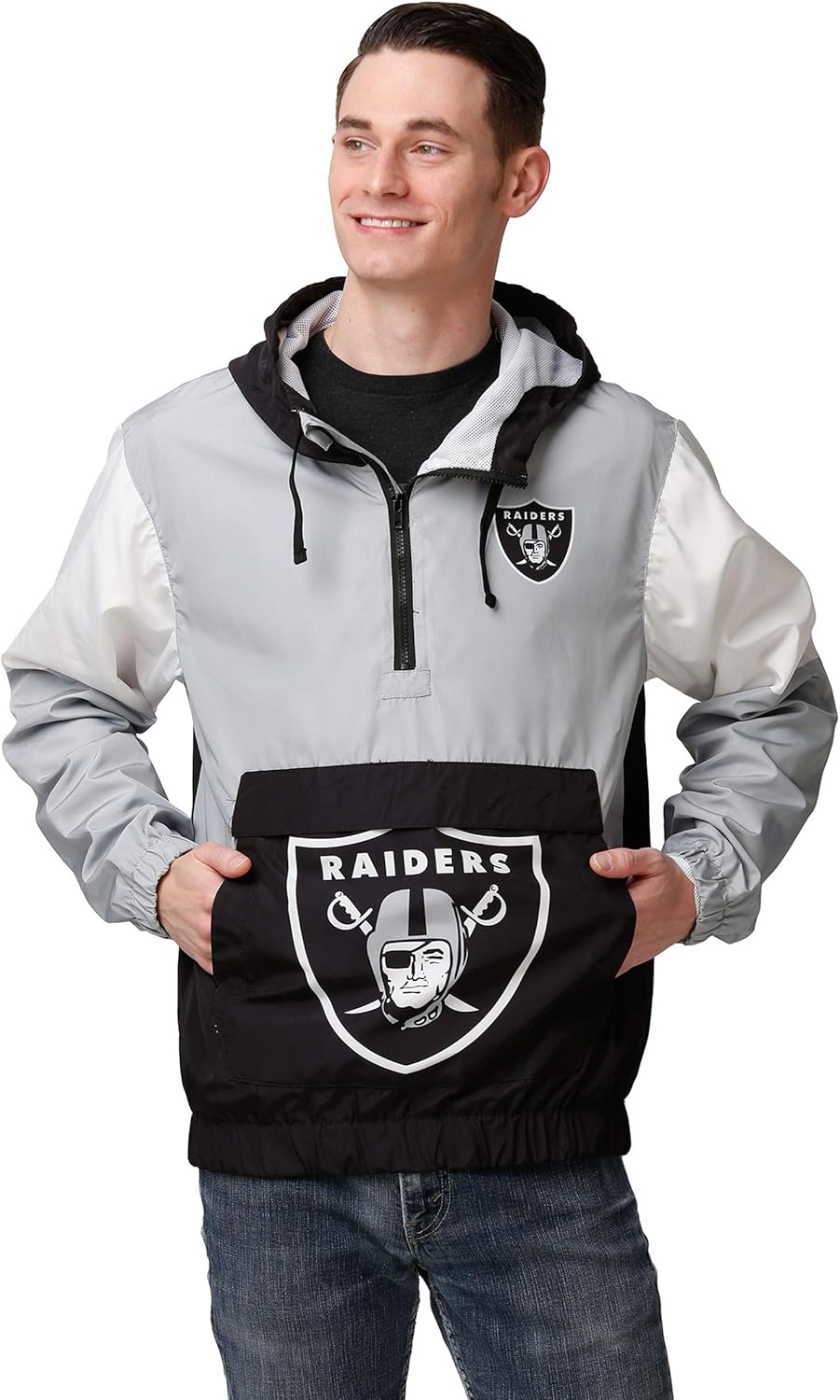 FOCO NFL Team Logo Warm-up Windbreaker for Ultimate Comfort