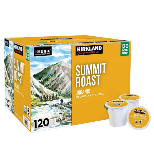 Kirkland Organic Medium Roast K Cups - 120 Pods