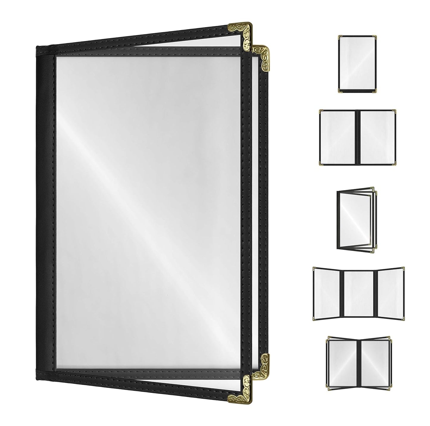 Goodsmart Restaurant Menu Covers 25 Pack for Elegant Display