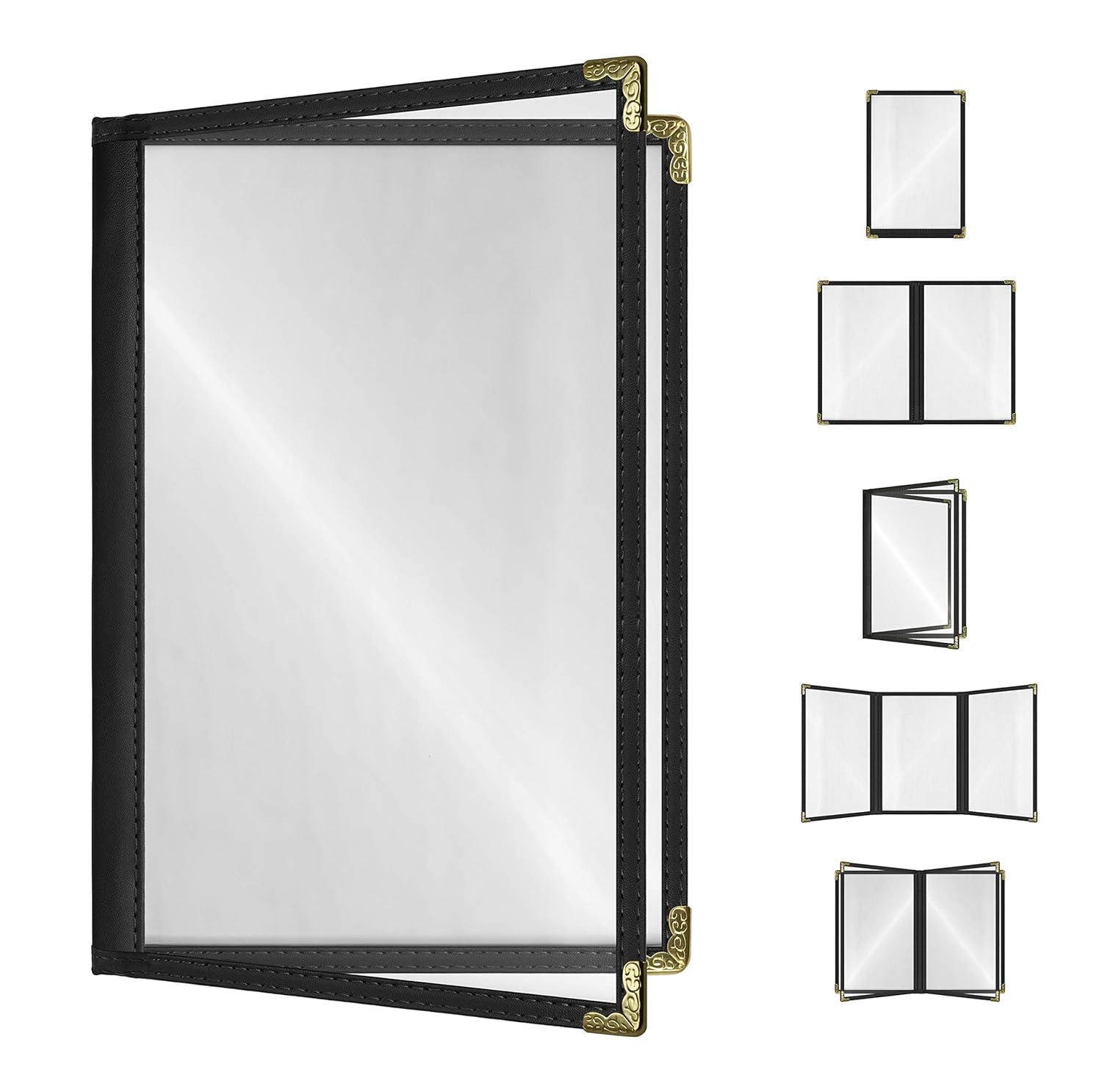 Goodsmart Restaurant Menu Covers 25 Pack for Elegant Display