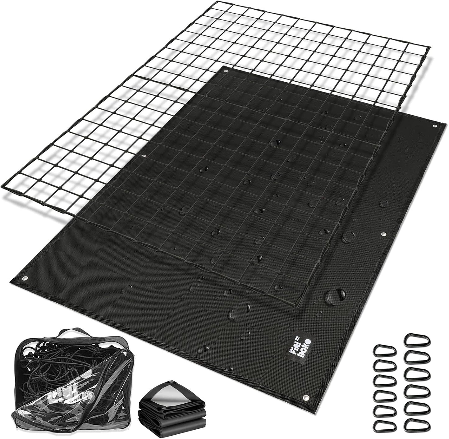 Cargo Net for Pickup Truck Bed - Versatile 4ft x 6ft Bungee Net