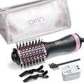 DAN Dual Voltage Hair Dryer Brush 4-in-1 Travel Styler - Compact