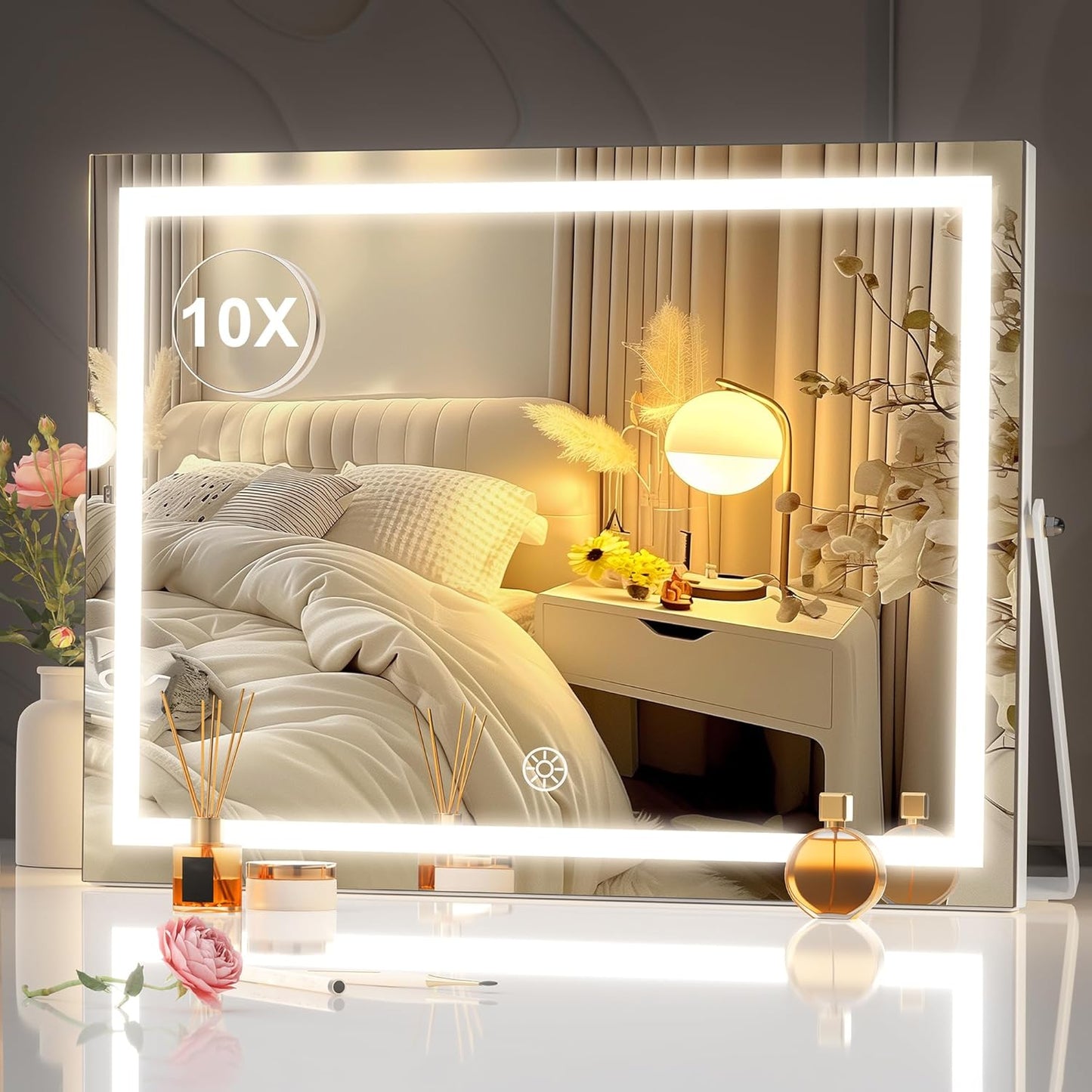 Hasipu Vanity Mirror with Lights for Perfect Makeup Every Time