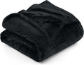 Utopia Bedding Fleece Blanket California King Size Black - Luxury Soft