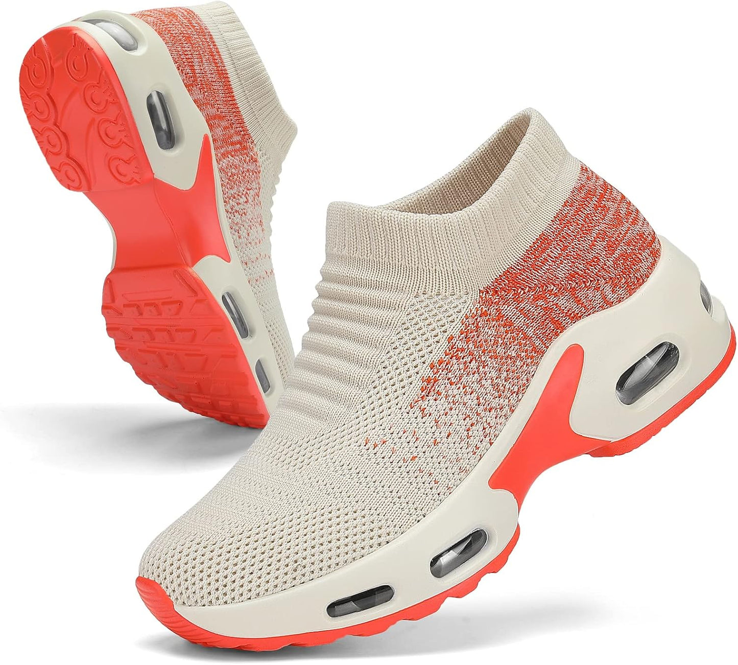 Mesh Sneakers for Women - Lightweight Slip On Air Cushion Shoes