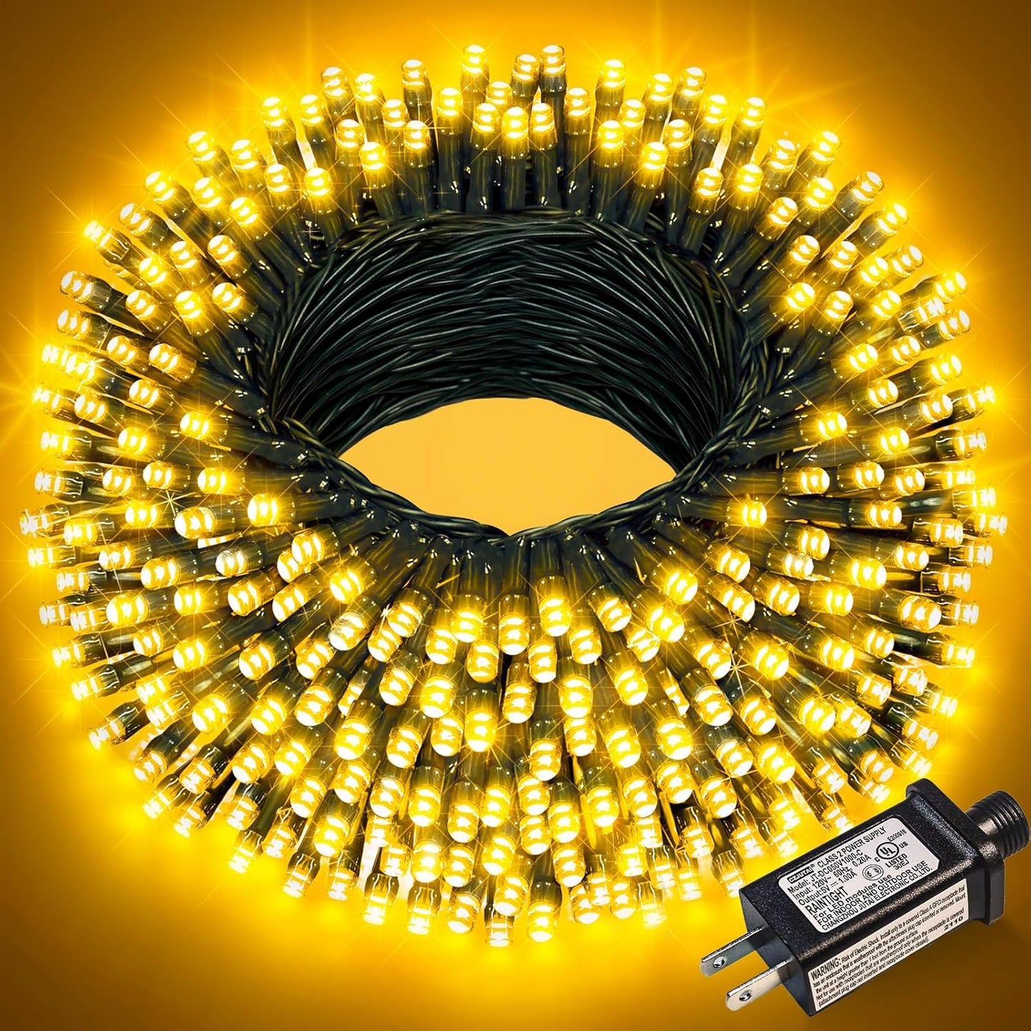 100FT 300 LED Christmas Lights Outdoor for Festive Decor