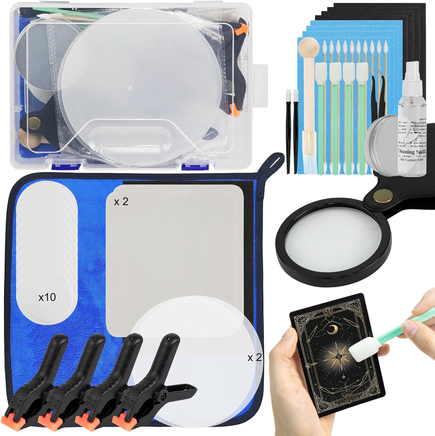 17-in-1 Card Cleaning Kit for Trading Cards and Collectibles