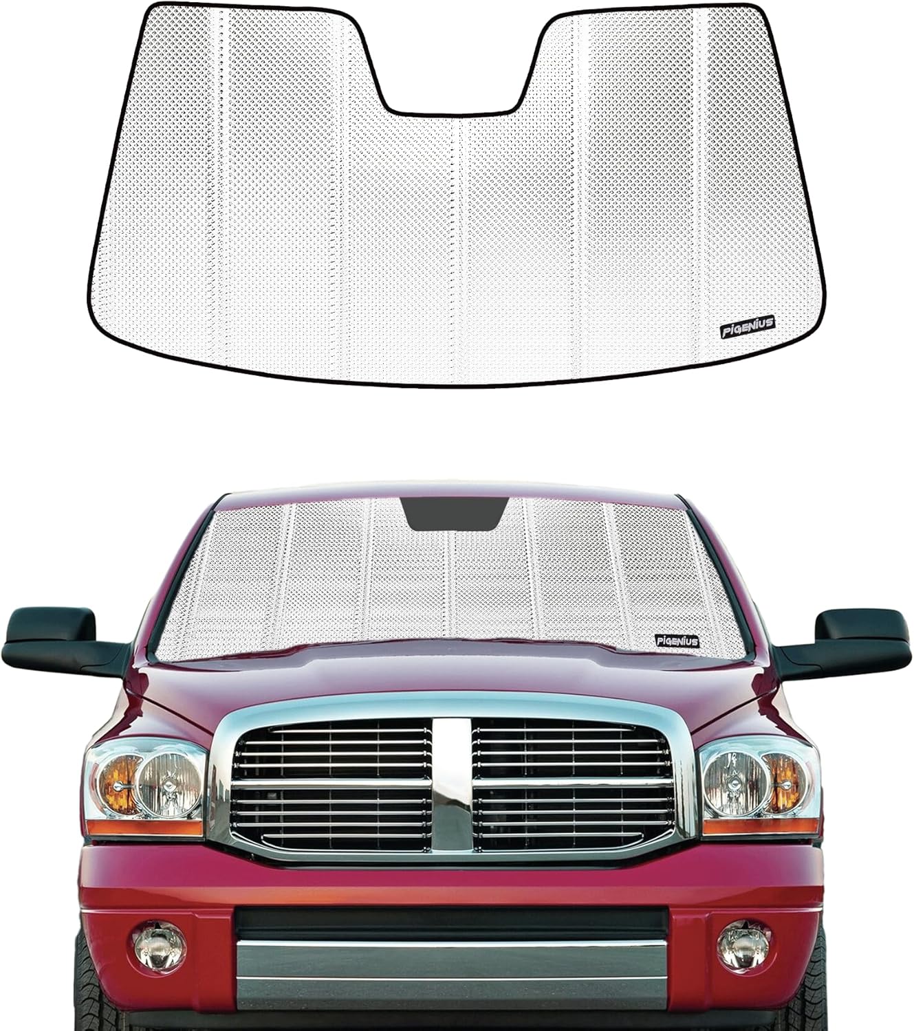 Windshield Sun Shade for Ram 1500 2002-2008 - BLAZBLOCK
