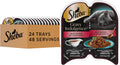Sheba Gravy Indulgence Beef Entree Extra Gravy Twin-Pack Trays