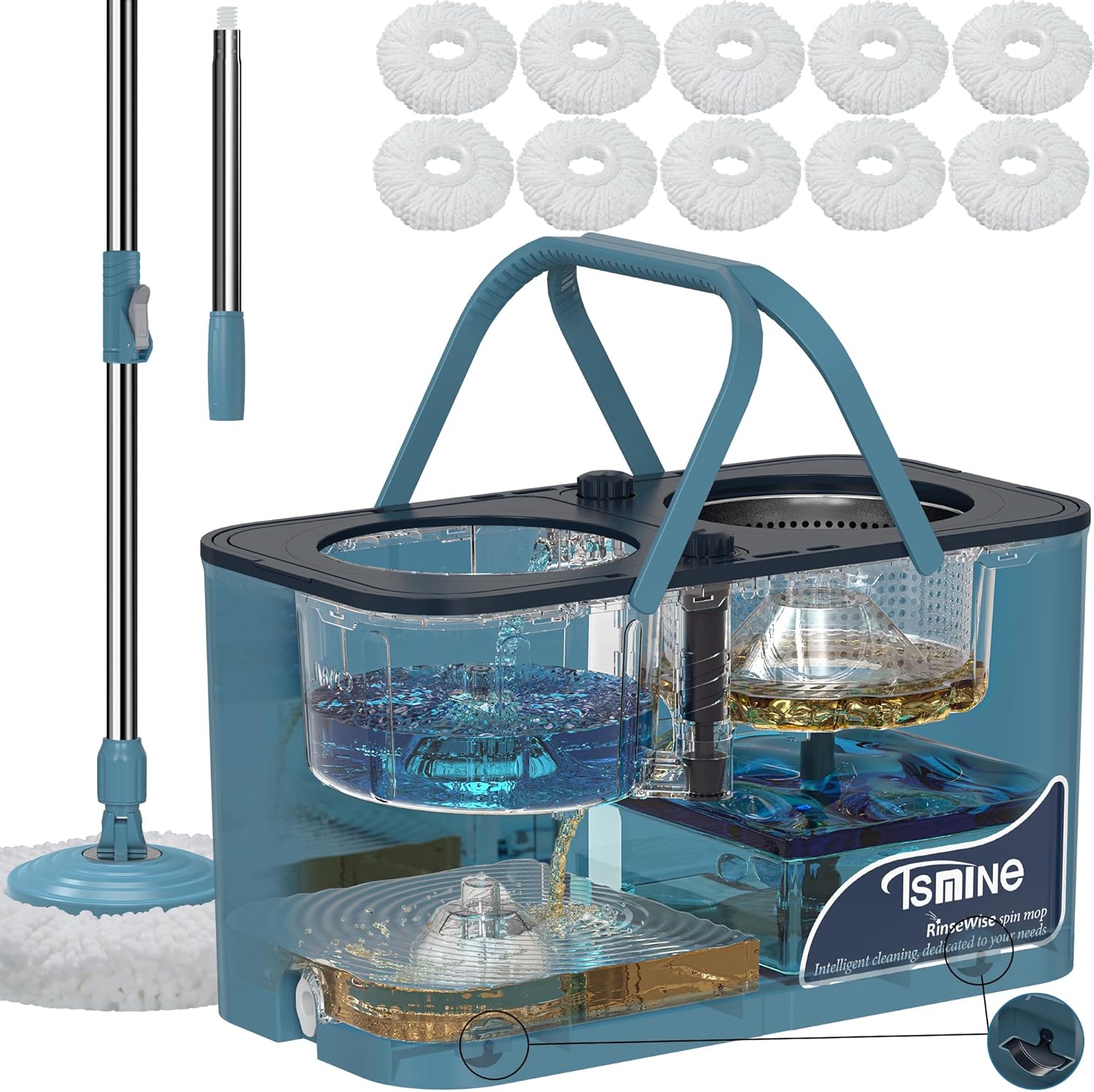 360 Spin Mop and Bucket Set for Fresh and Clean Floors
