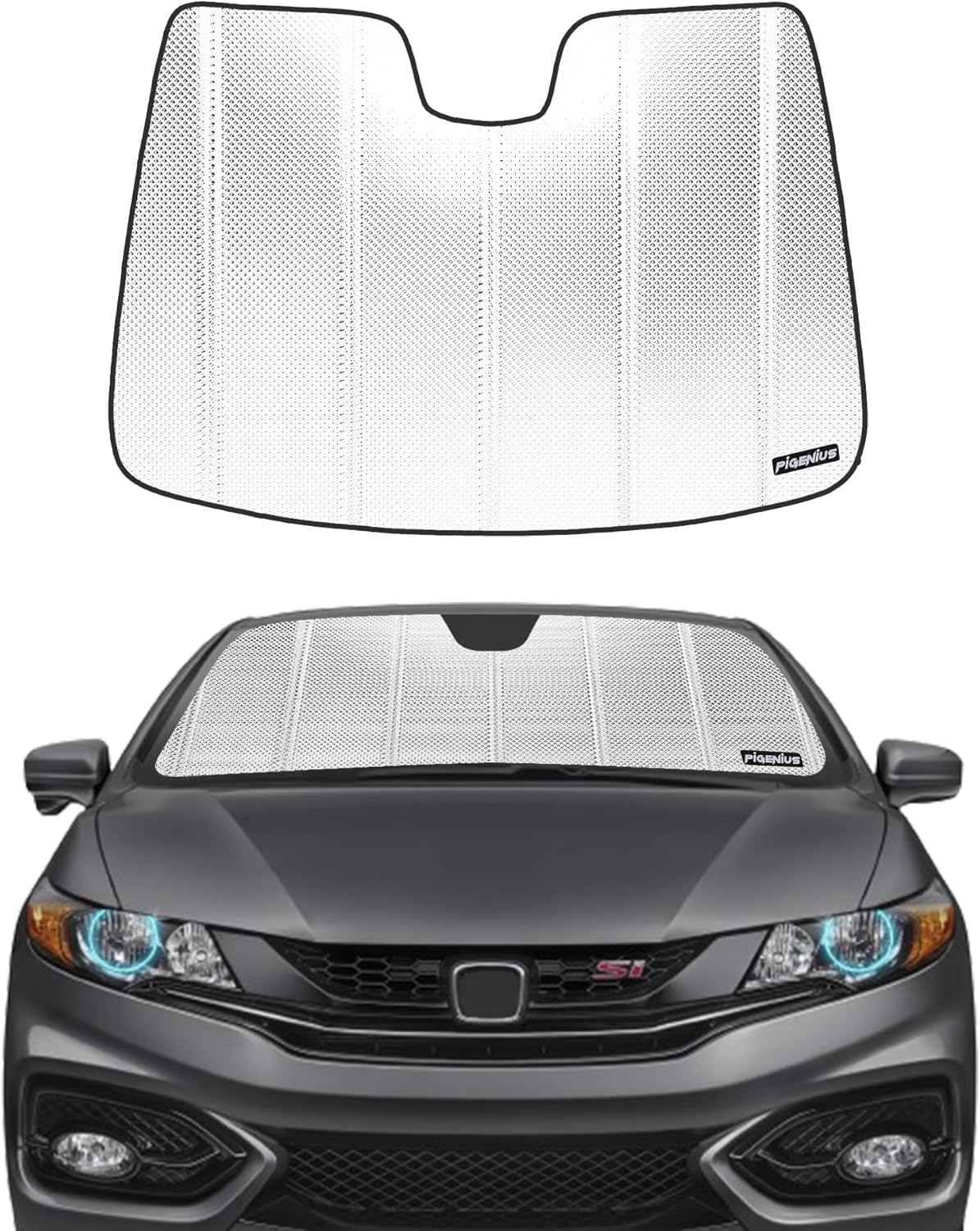 Windshield Sun Shade for Honda Civic Coupe 2012-2015 - BLAZBLOCK
